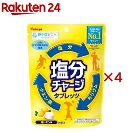 塩分チャージタブレッツ塩レモン(81g×4セット)