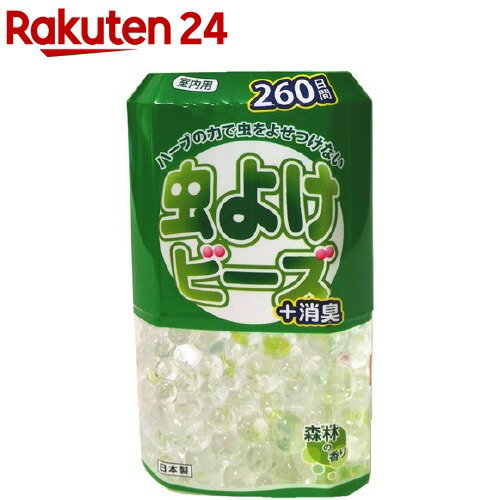楽天市場 虫よけビーズ 森林の香り 260日用 1コ 楽天24