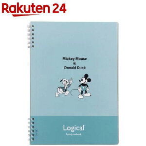 ディズニー スイングロジカルWリングノート B5/5mm方眼罫/50枚 NW-B522B(1冊)【ナカバヤシ】