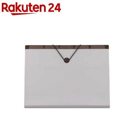 ファイルモ バッグインファイル A4 ライトグレー DF-A411E-LGY(1冊)