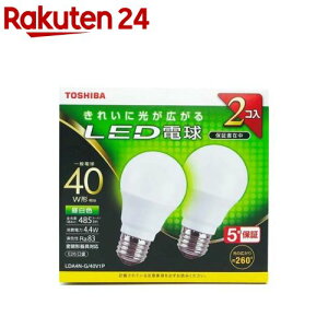 ���� LED�d�� �����F 40W�`���� �S����260�x LDA4N-G�^40V1P(2��)�y����(TOSHIBA)�z