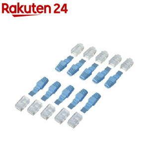 �G���R�� RJ45�R�l�N�^ CAT6A �X�[�p�[�t���b�g�P�[�u���p LD-FRJ45T10(10��)�y�G���R��(ELECOM)�z