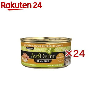 アボ・ダーム猫缶 セレクトカット チキン&ダック(85g×24セット)【アボ・ダーム】