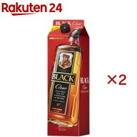 ブラックニッカクリア 紙パック(1800ml×2セット)【ブラックニッカ】[アサヒビール/ウイスキー/ブラック…