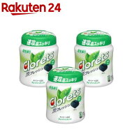 クロレッツ炭フレッシュ フレッシュミント ボトル(112g×3セット)【クロレッツ】