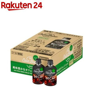 UCC COLD BREW DECAF PET(280ml*24{)yR[hu[(COLD BREW)z[ACXR[q[ ybg{g  P[X]