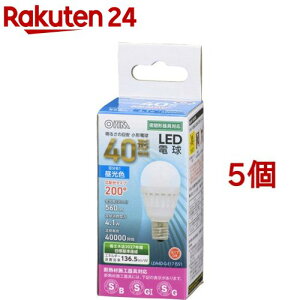 LED�d�� ���` E17 40�`���� �����F LDA4D-G-E17 IS51(5�Z�b�g)�yOHM�z