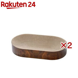 バリバリボウルXL オーバル ダークブラウン(2セット)【猫壱】
