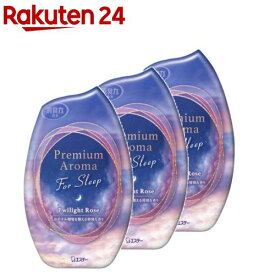 お部屋の消臭力 プレミアムアロマ For Sleep トワイライトローズ(400ml×3セット)【お部屋の消臭力】