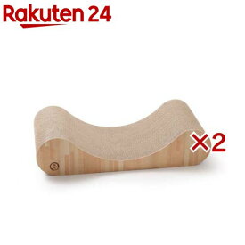 猫壱 バリバリベッド カール L ライトブラウン(2セット)【猫壱】