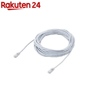 �G���R�� ���炩LAN�P�[�u�� CAT6 10m �z���C�g LD-GPY�^WH10(1�{)�y�G���R��(ELECOM)�z