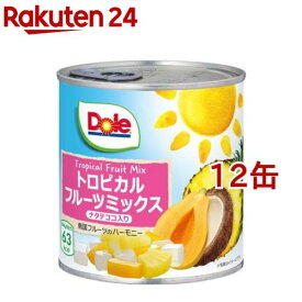 ドール トロピカルフルーツミックス ナタデココ入り(432g*12缶セット)