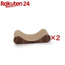 猫壱 バリバリベッド カール L ダークブラウン(2セット)【猫壱】
