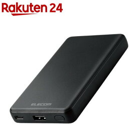 エレコム モバイルバッテリー 7000mAh PD 薄型 コンパクト ブラック DE-C27-7000BK(1個)【エレコム(ELECOM)】