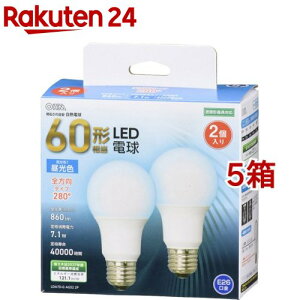LED�d�� E26 60�`���� �����F �S���� LDA7D-G AG52 2P(2��*5���Z�b�g)�yOHM�z