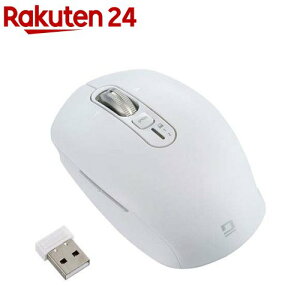 Digio �����z�C�[���}�E�X Bluetooth�EUSB���� S�T�C�Y �z���C�g MUS-DKF239W(1��)