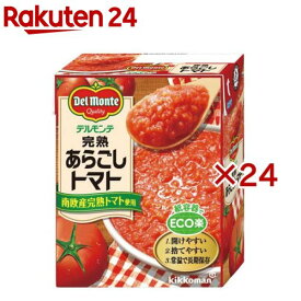 デルモンテ 完熟あらごしトマト(12個入×2セット(1個388g))【デルモンテ】[紙パック ストック パスタ 煮込み]