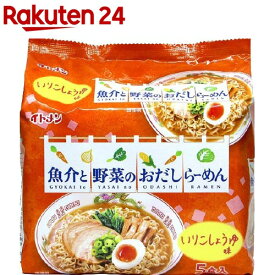 イトメン 魚介と野菜のおだしらーめん いりこしょうゆ味(5食入)