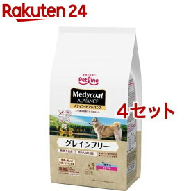 メディコート アドバンス グレインフリー 1歳から チキン味(500g*4袋入*4セット)【メディコート】