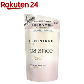 ラックス ルミニーク バランス ダメージリペア＆カラーケア シャンプー 詰替(350g)【ルミニーク(LUMINIQUE)】