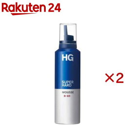 HG スーパーハードムース 硬い髪用 f(180g×2セット)【HG(エイチジー)】