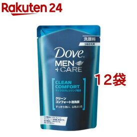 ダヴ メンプラスケア クリーンコンフォート泡洗顔 つめかえ用(110ml*12袋セット)【ダヴ(Dove) メンズ洗顔】