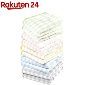 小杉善 パステルクロス フェイスタオル 5色(10枚入)