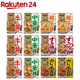 DONBURI亭 5種12個 詰め合わせセット(12個×2セット)[牛丼 中華丼 親子丼 カレー レトルト レンチン]