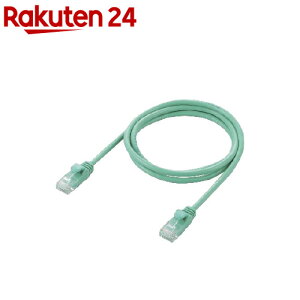 �G���R�� ���炩LAN�P�[�u�� CAT6 1m �O���[�� LD-GPY�^G1(1�{)�y�G���R��(ELECOM)�z