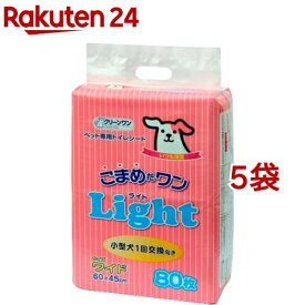 クリーンワン こまめだワンライト ワイド(80枚入*5袋セット)【クリーンワン】