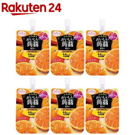 たらみ おいしい蒟蒻ゼリー みかん味(150g*6個)【たらみ】[こんにゃくゼリー 食物繊維 低カロリー ゼリー飲料]