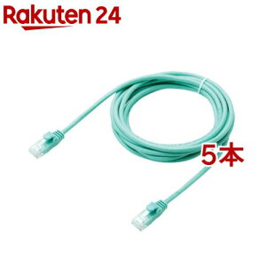 �G���R�� ���炩LAN�P�[�u�� CAT6 3m �O���[�� LD-GPY�^G3(5�{�Z�b�g)�y�G���R��(ELECOM)�z