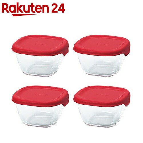 楽天市場 ハリオ 耐熱ミニ角小鉢4個セット Mkk 12 R 4個セット ハリオ Hario 楽天24