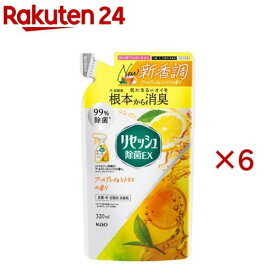 リセッシュ除菌EX アールグレイ＆シトラスの香り つめかえ用(320ml×6セット)【リセッシュ】
