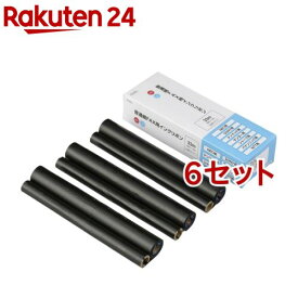 オーム 普通紙FAX用インクリボン Cタイプ 33m 01-3852(3本入*6セット)