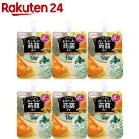 たらみ おいしい蒟蒻ゼリー 北海道メロン味(150g*6個入)【たらみ】[こんにゃくゼリー 食物繊維 低カロリー ゼリー飲料]