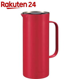 ピーコック 卓上ポット リビングポット 1.0L レッド AHW-100 R(1個)【ピーコック(Peacock)】