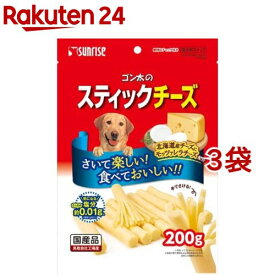 ゴン太のスティックチーズ(200g*3袋セット)【ゴン太】