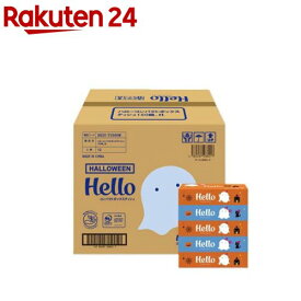 【企画品】ハロー コンパクトボックスティッシュ ハロウィンバージョン(300枚(150組)5個×12パック入)【ハロー】