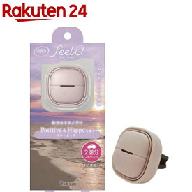 消臭力 クルマ用 芳香剤 フィールユー クリップタイプ 本体 ブルームミスト(1セット)