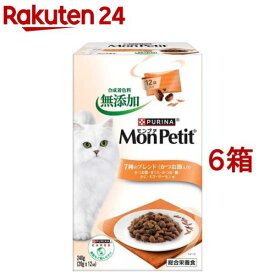 モンプチ ボックス 7種のブレンド かつお節入り(240g*6コセット)【モンプチ】[キャットフード]