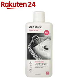 エコストア ランドリーリキッド ピオニー＆ローズ(1L)