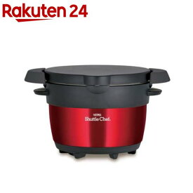 サーモス 真空保温調理器シャトルシェフ 1.6L ピュアレッド KBB-1602 PR(1個)【サーモス(THERMOS)】