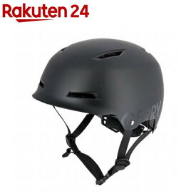 GERRY サイクルヘルメット Lサイズ マットブラック GBH004BK(1個)