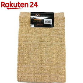フェイスタオル ホテルタイプ ベージュ(2枚)