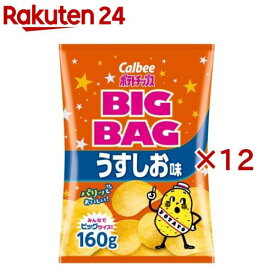 カルビーポテトチップス ビッグバッグ うすしお味(160g×12セット)【カルビー ポテトチップス】