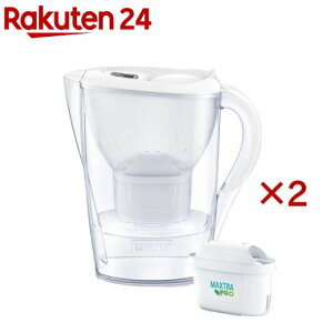 ブリタ ポット型浄水器 マレーラ マクストラプロ カートリッジ 1個付き(2セット)【ブリタ(BRITA)】