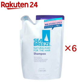シーブリーズ シャンプー つめかえ用 f(400mL×6セット)【シーブリーズ】