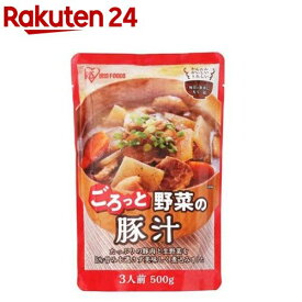 レトルト惣菜 豚汁(500g)【アイリスフーズ】[レトルト 味噌汁 みそ汁 お惣菜 おかず とん汁 保存食]