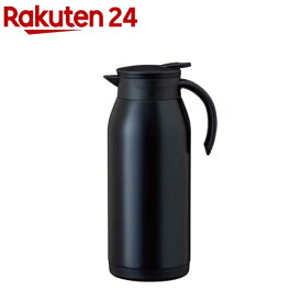 ステンレススリムポット 1500ml ブラック ATP-1500BK(1個)【(株)アトラス】